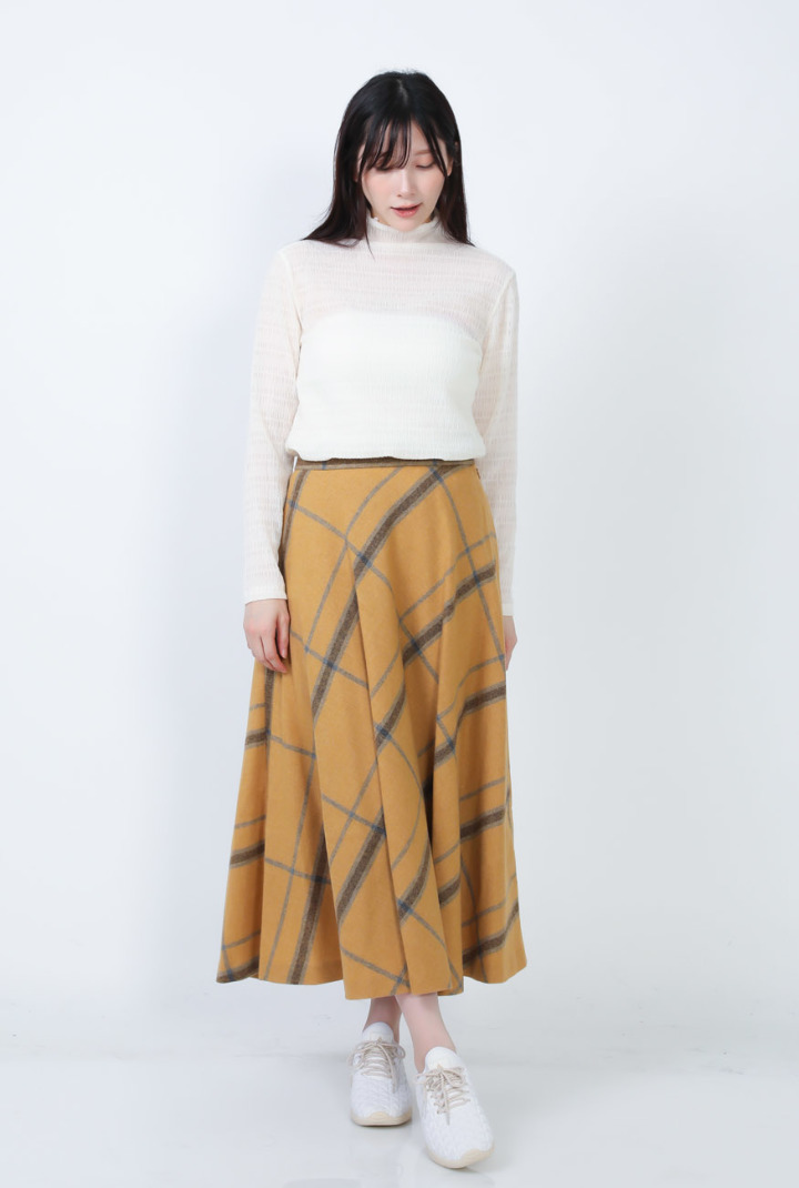 idem スカートflower jacquard skirt - スカート