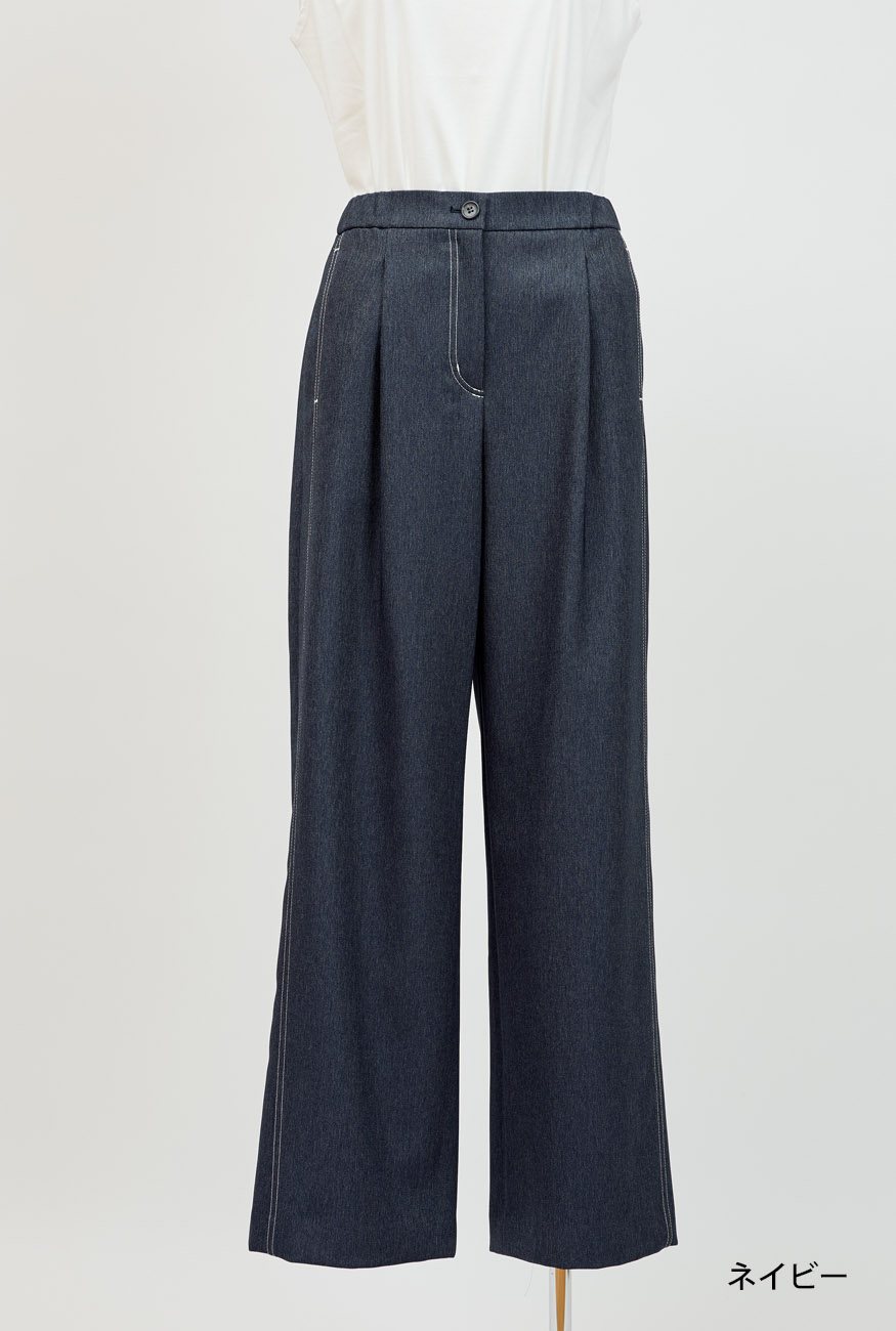 non-san様 Se ninon テクニカルワイドデニム | パンツ | イデムオンラインショップ