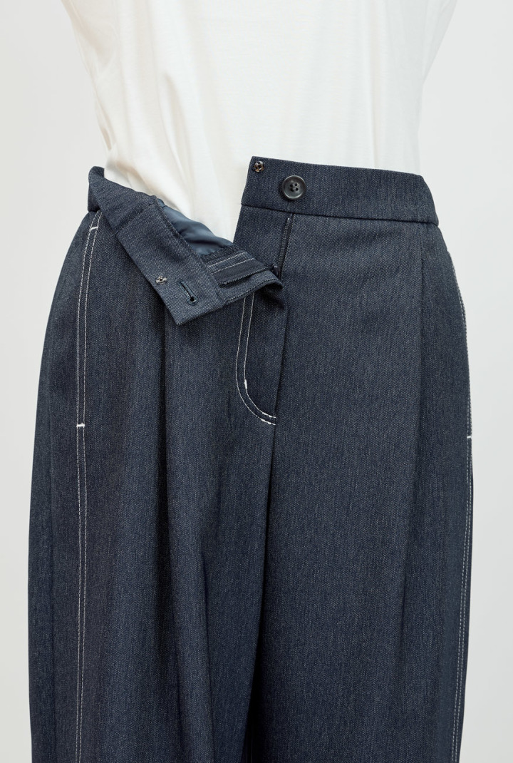 Se ninon テクニカルワイドデニム | パンツ | イデムオンラインショップ